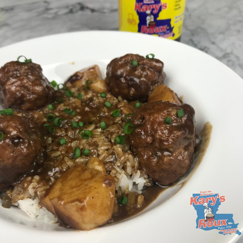 Meatball Stew by The Cajun Ninja 